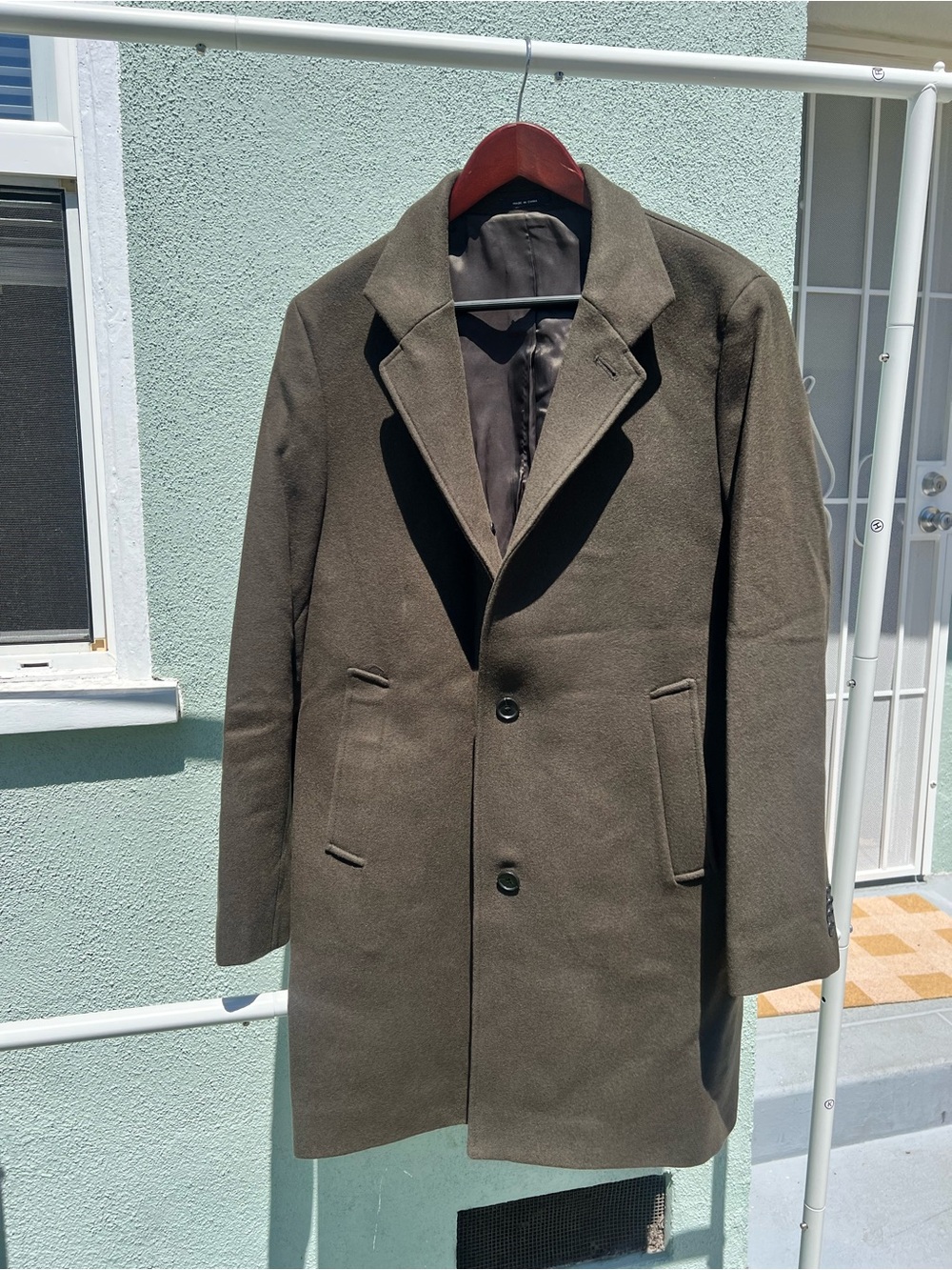 Club Monaco Italian Fabric Topcoat